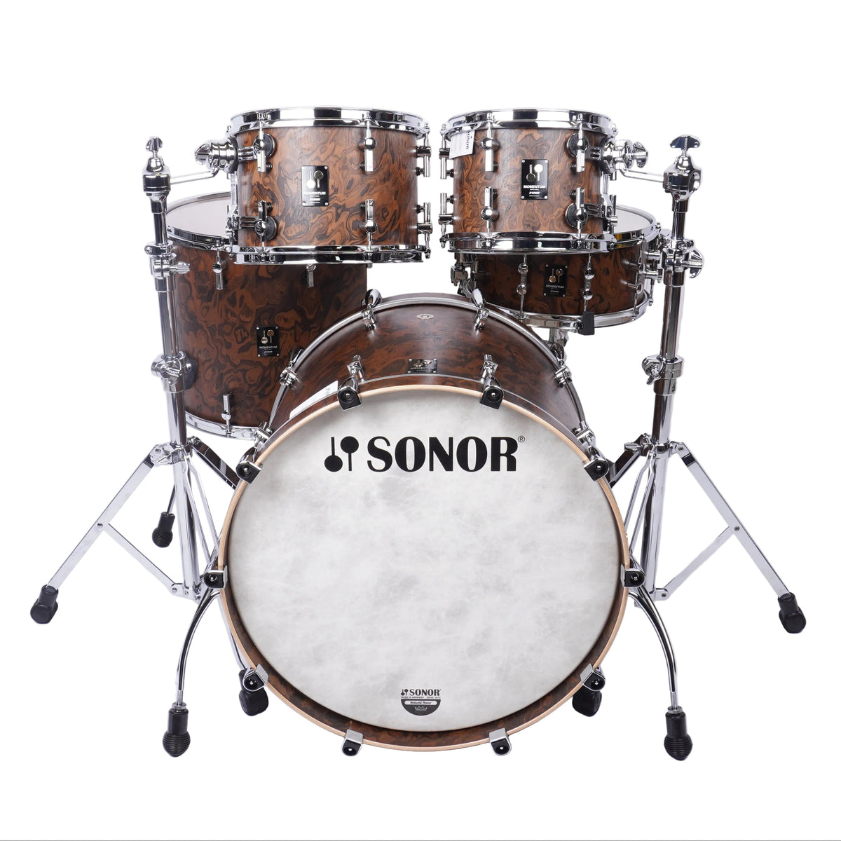 Sonor - Momentum Series Birch Set In California Burl 22/10/12/16/14SD