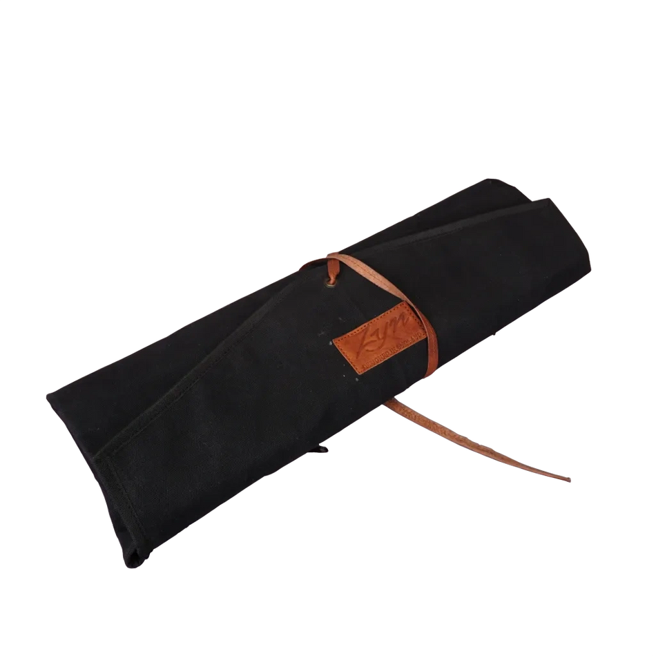 ZYN Waxed Canvas Roll Up Stick Case, Black