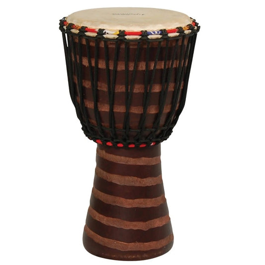 TYCOON 10" HAND-CARVED ROPE-TUNED DJEMBE T2 FINISH