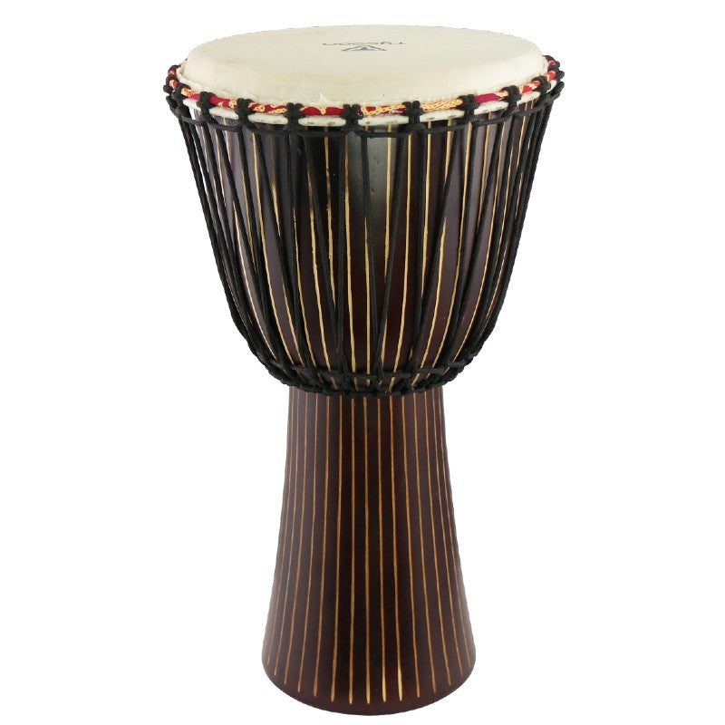TYCOON 12" HAND-CARVED ROPE-TUNED DJEMBE T1 FINISH
