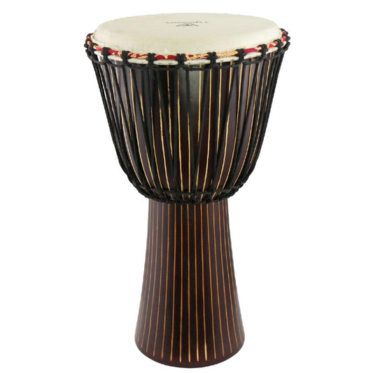TYCOON 12" HAND-CARVED ROPE-TUNED DJEMBE T1 FINISH