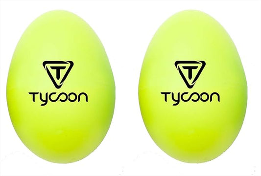 PLASTIC EGG SHAKERS Yellow (PAIRS)