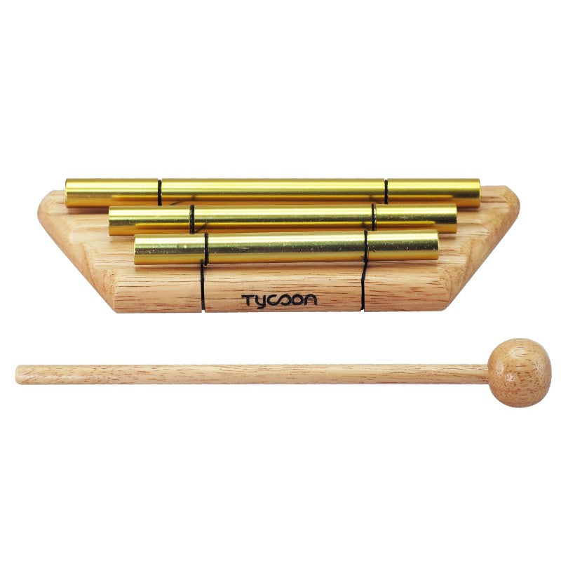 Tycoon 3 Gold Plated Chimes on Siam Oak Bar