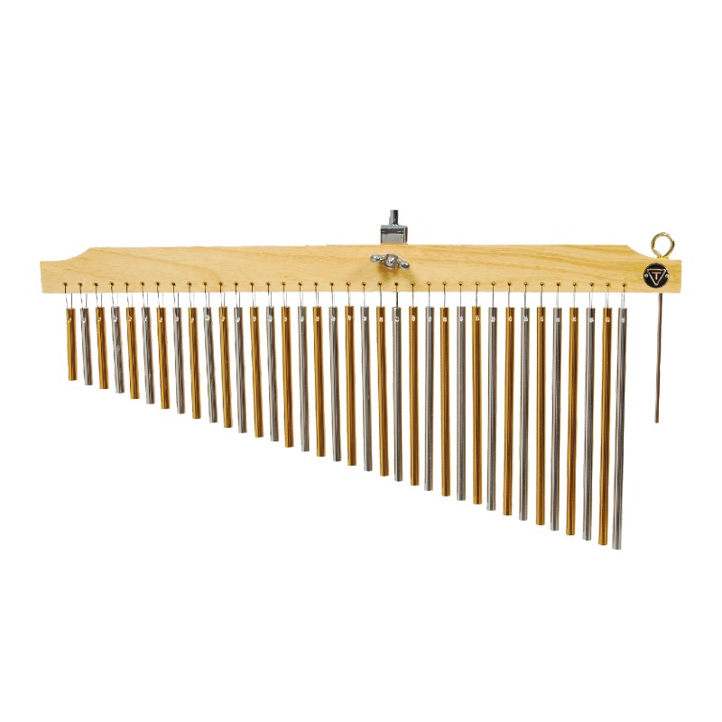 TYCOON 36 CHIMES WITH SIAM OAK WOOD BAR GOLD FINISH