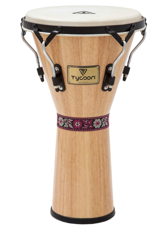 TYCOON 12" SUPREMO SERIES DJEMBE - NATURAL