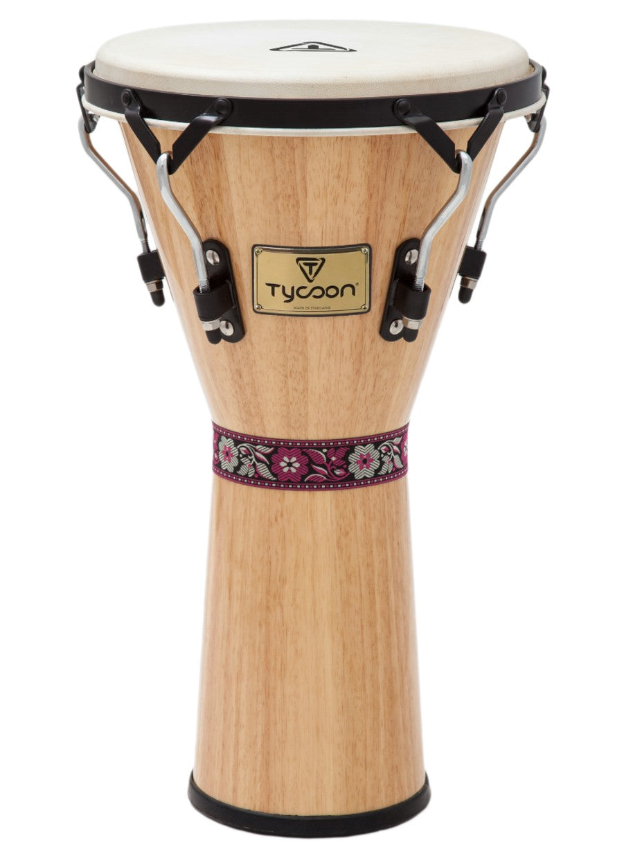 TYCOON 12" SUPREMO SERIES DJEMBE - NATURAL
