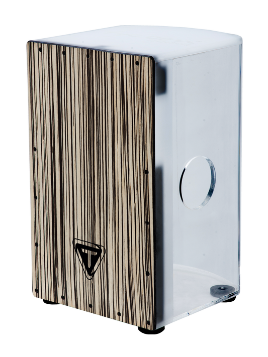 TYCOON 29 ROUNDBACK ACRYLIC SERIES CAJON WITH WHITE ZEBRANO FRONT PLATE