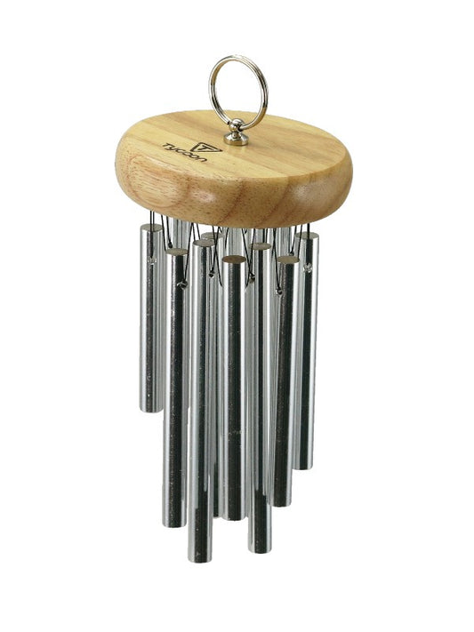 TYCOON 12 CHROME-PLATED CHIMES ON SIAM OAK BAR