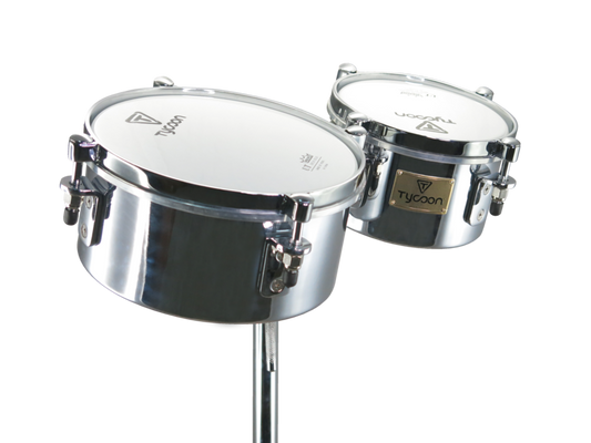 TYCOON 6" & 8" MINI STEEL TIMBALES WITH BRACKET