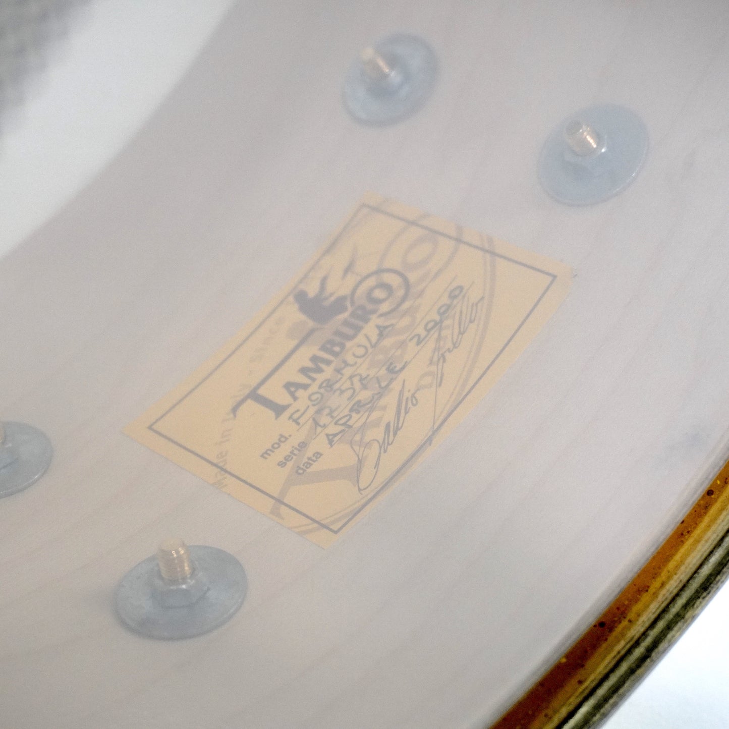 Tamburo 14” x 6" Formula Snare in Natural Maple Gloss