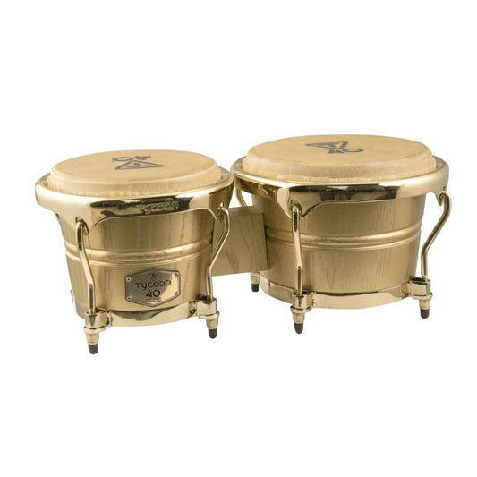 TYCOON 7" & 8½" 40TH ANNIVERSARY CELEBRATION SERIES BONGOS *WITH REMO FIBERSKYN HEAD