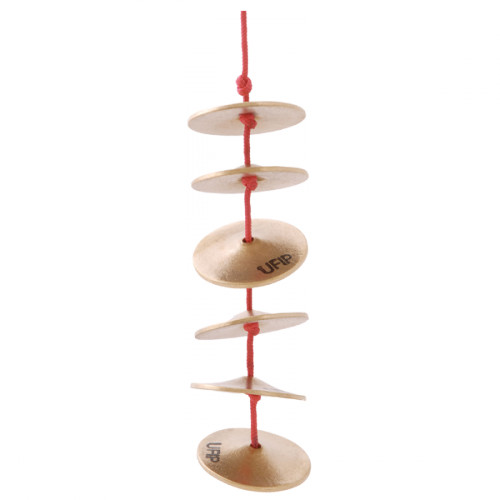 UFiP - Ensemble de six disques en bronze sur corde