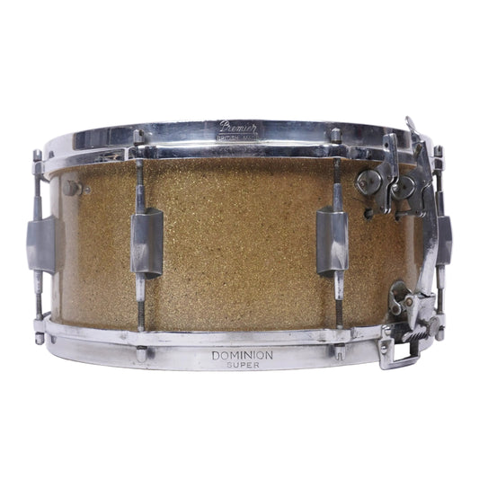 VINTAGE PREMIER DOMINION SUPER 14"x 6.5" SNARE DRUM