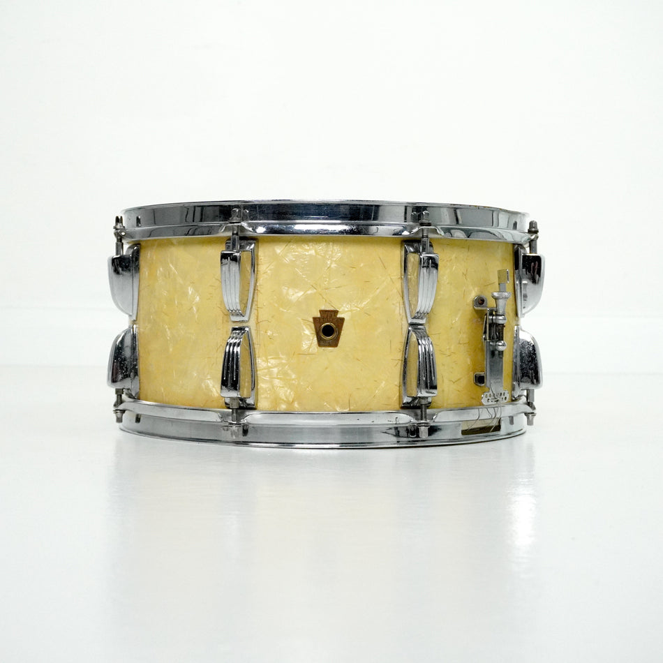 WFL 14" x 6,5" Festival-Snaredrum in weißer Marineperle 