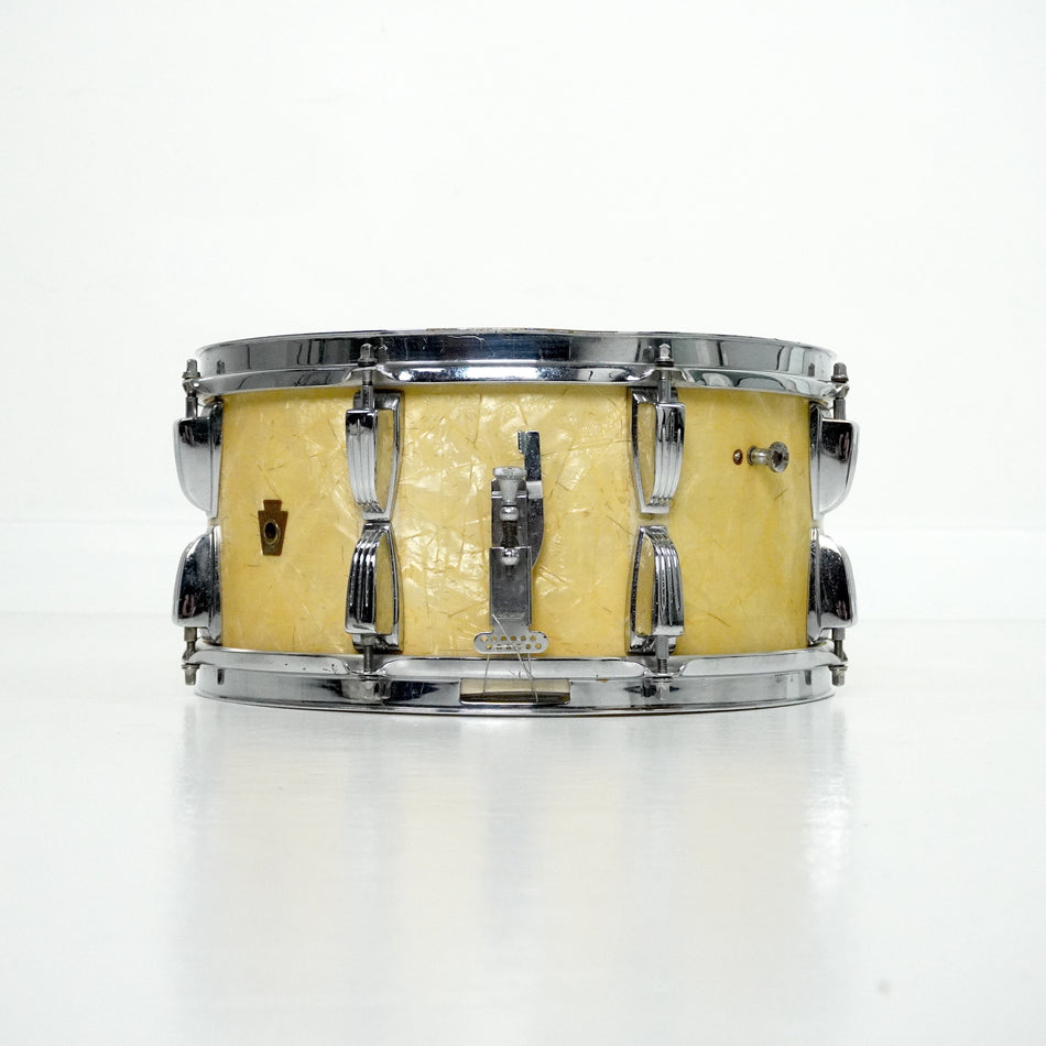 WFL 14" x 6,5" Festival-Snaredrum in weißer Marineperle 