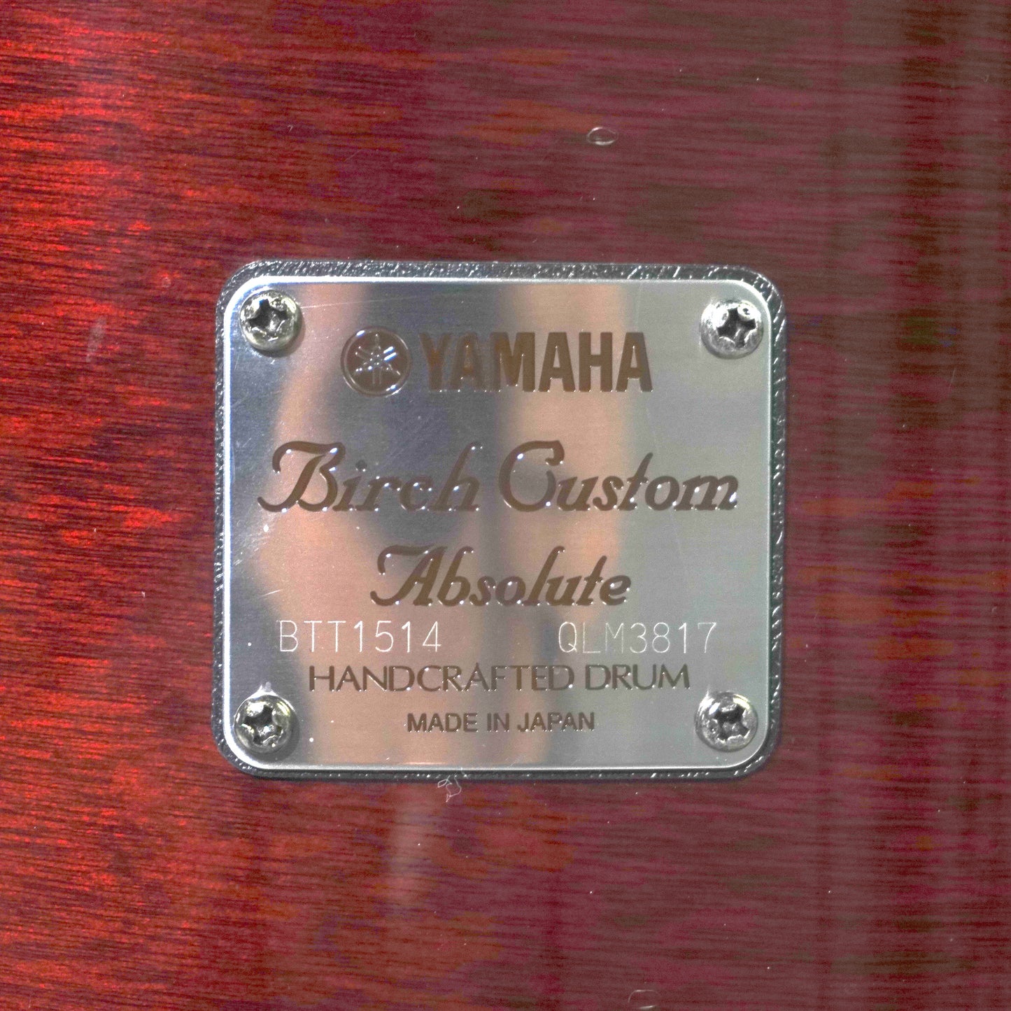 Yamaha 3-Piece Birch Custom Absolute in Cherry Wood Finish