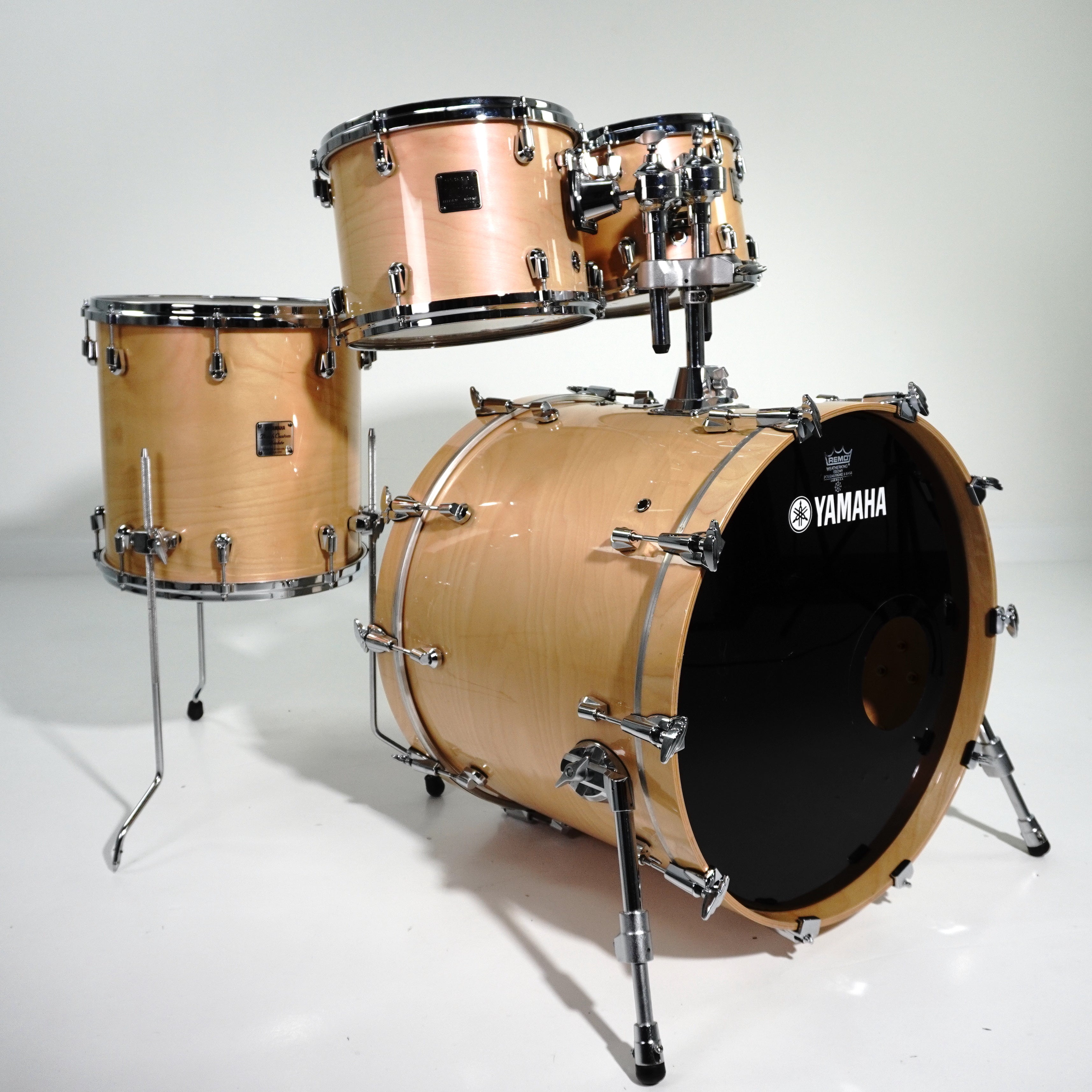 Yamaha 4-Piece Birch Custom Absolute Drum Kit in Natural Gloss 22