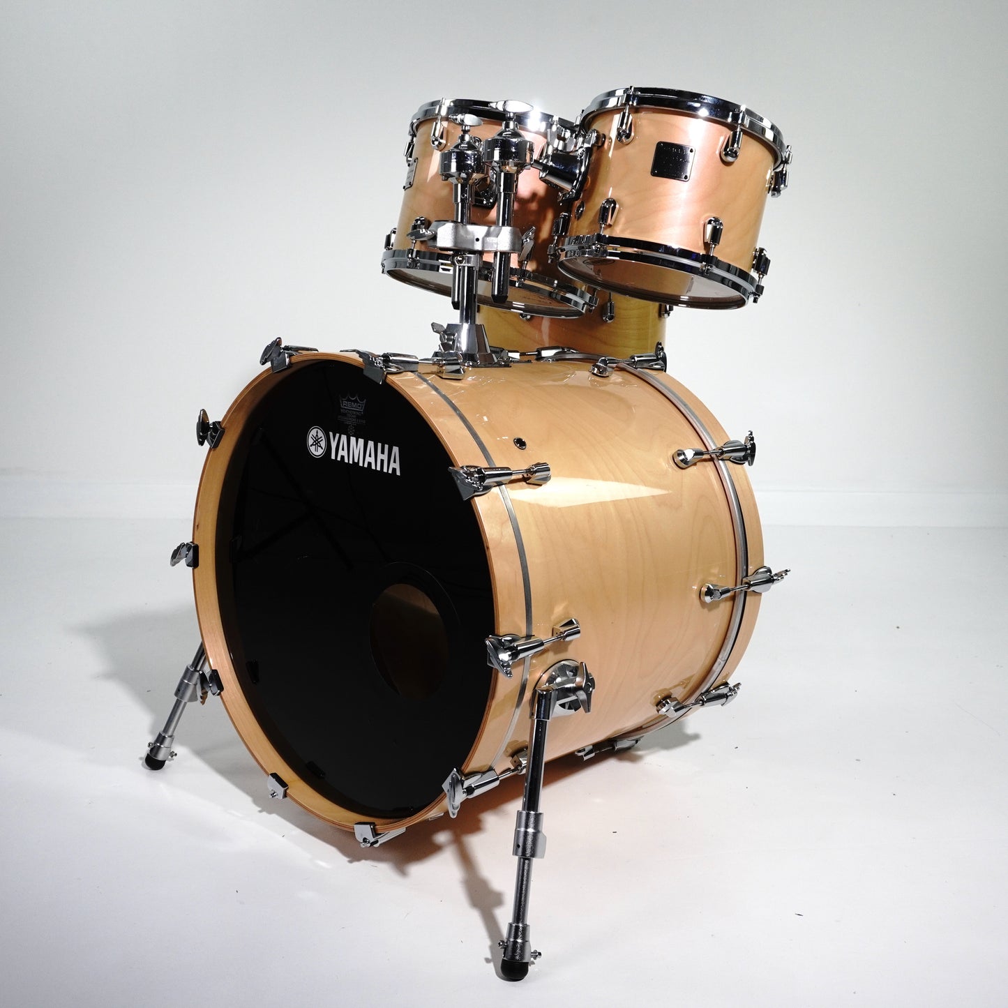 Yamaha 4-Piece Birch Custom Absolute Drum Kit in Natural Gloss 22,10,12,14