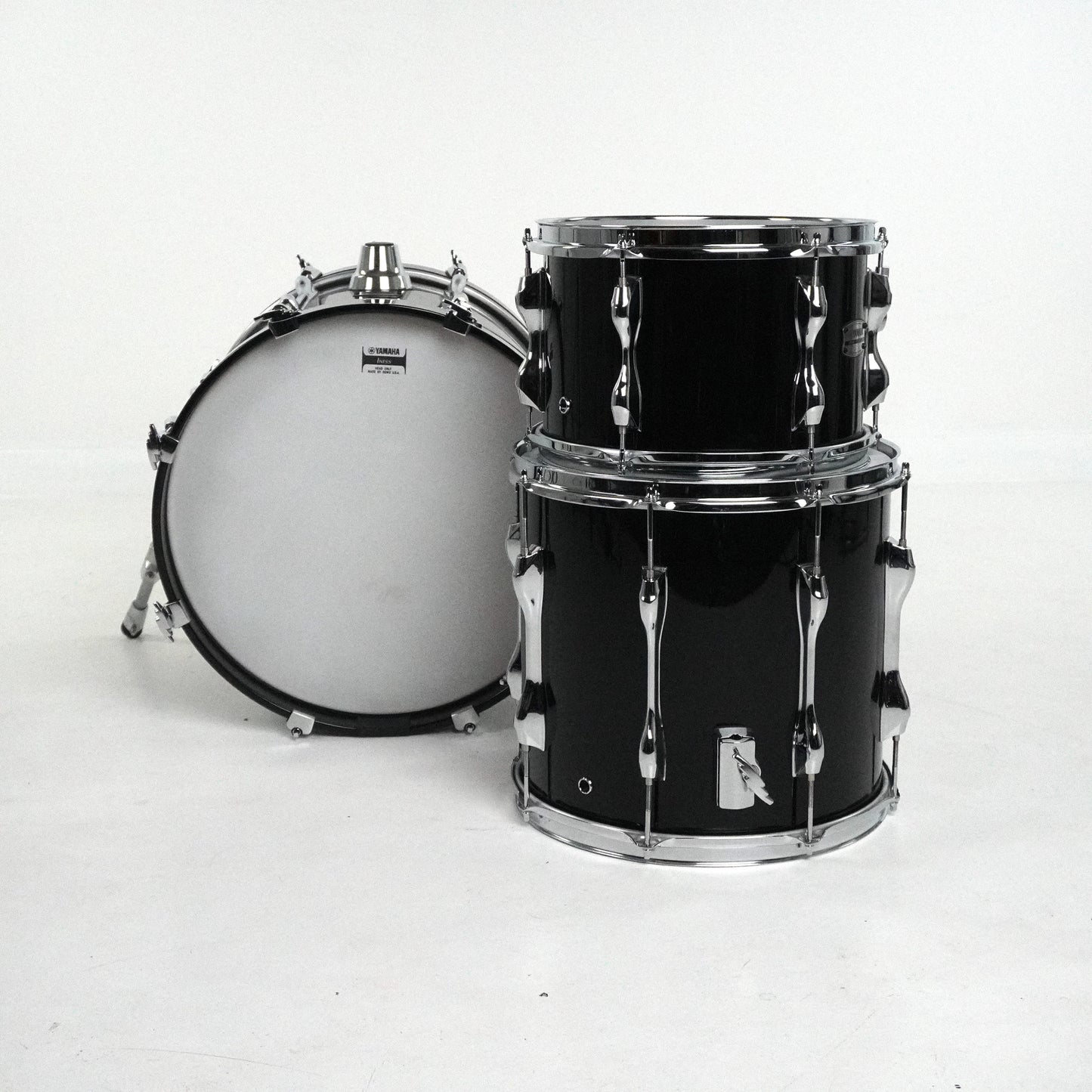 Yamaha Recording Custom 3-Piece Drum Kit in Black 18,12,14