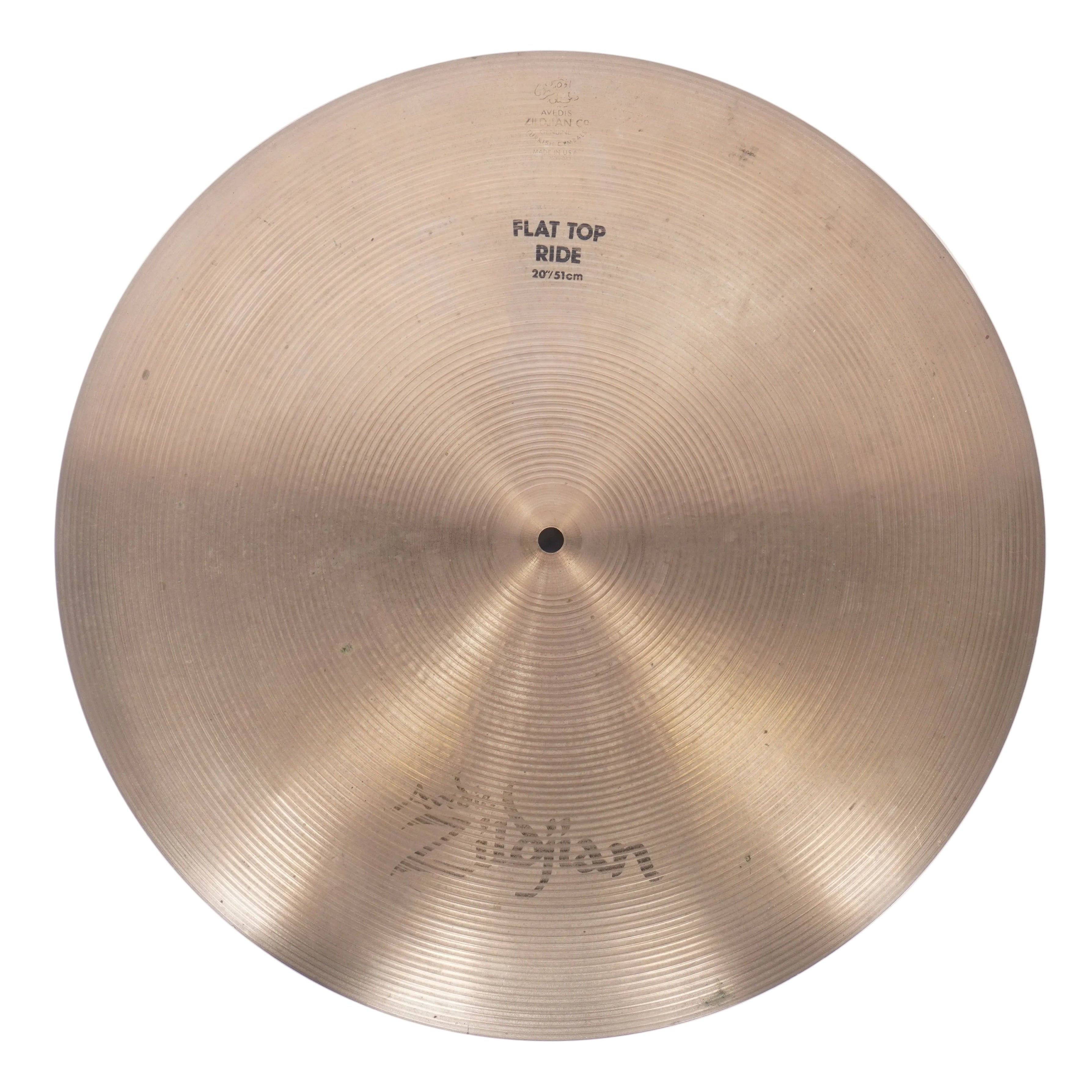 ZILDJIAN AVEDIS 20" FLAT RIDE CYMBAL