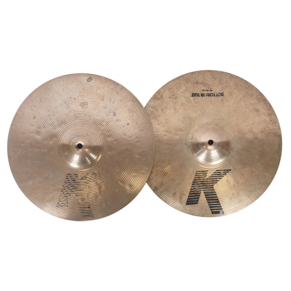 ZILDJIAN K "IAK" 14" HIHATS BRILLIANT FINISH