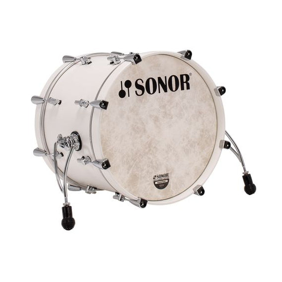 SONOR | Momentum | Maple Series | 18x14.25" | Satin Pure White Matte Lacquer | Bass Kick Drum