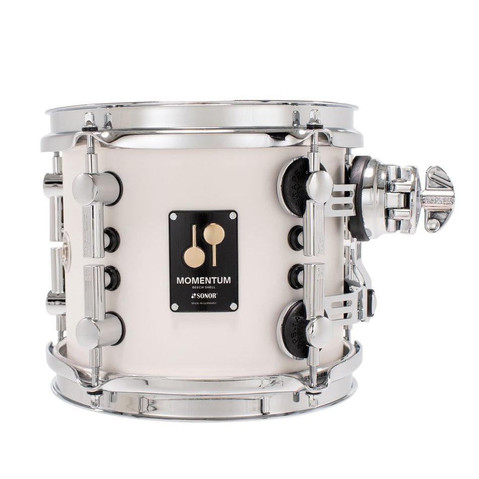 SONOR | Momentum | Maple Series | 8x7" | Satin Pure White Matte Lacquer | Rack Tom Drum