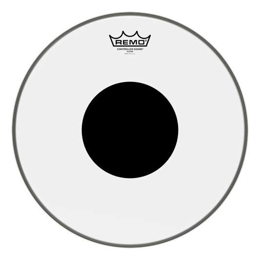 Remo Controlled Sound Clear Black Dot Drum Head 14" - CS-0314-10