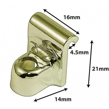 Sparedrum DC27BR - HNF45 Drum Claw Hook - Brass Finish