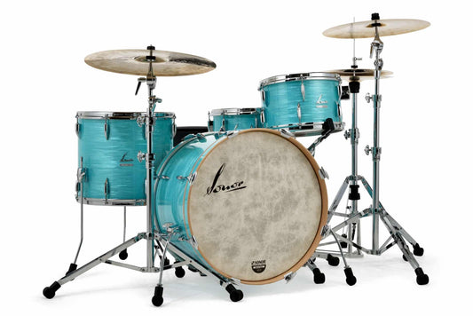 Sonor Vintage Series Drum Kit With Snare Drum 22/12/16/14x6.5 – California Blue