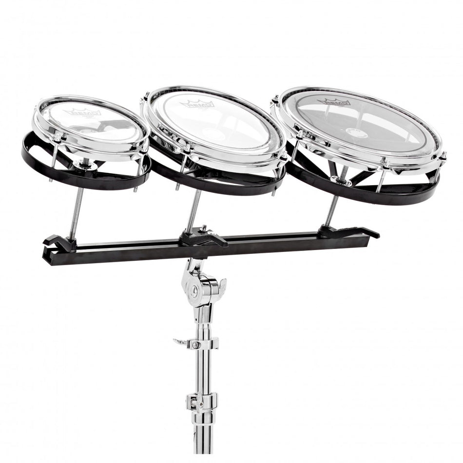 Remo 6'', 8'' and 10'' Rototom Set With Stand - Ex Display