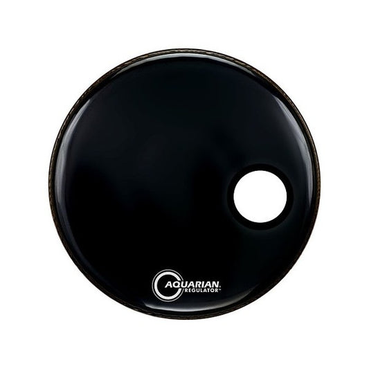 Aquarian Regulator Gloss Ported Bass Drum Head