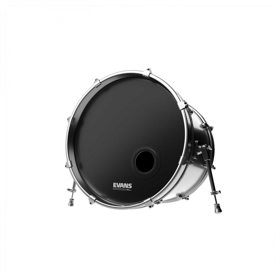 Grosse caisse résonante noire Evans EMAD 20"