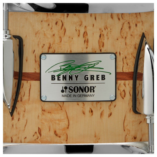 Sonor - Benny Greb Signature Snare Drum 13" x 5.75" In Scandinavian Birch with Bubinga Inlay Semi-Gloss Finish