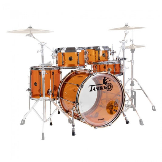 Tamburo Volume 520 - 5 Piece Drum Kit in Acrylic Yellow