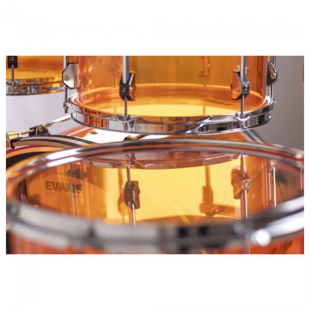 Tamburo Volume 520 - 5 Piece Drum Kit in Acrylic Yellow