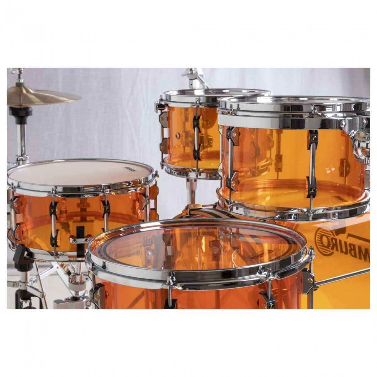 Tamburo Volume 520 - 5 Piece Drum Kit in Acrylic Yellow