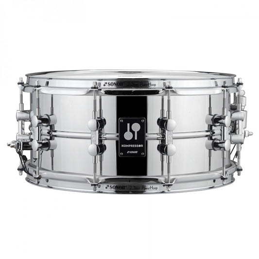 Sonor - Kompressor Snare Drum 14" x 6.5" Steel In Chrome Plated Finish