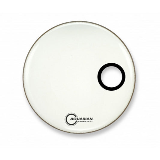 Aquarian Regulator Gloss Ported Bass Drum Head