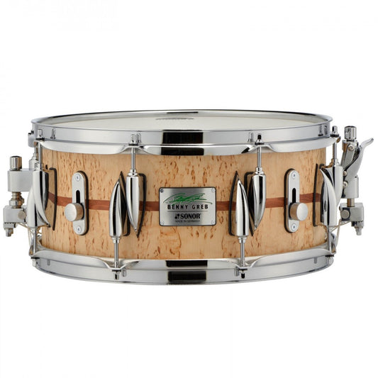 Sonor - Benny Greb Signature Snare Drum 13" x 5.75" In Scandinavian Birch with Bubinga Inlay Semi-Gloss Finish