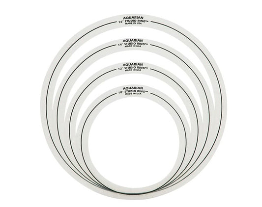 Aquarian SR Set 2 Studio Rings 1 Each 10", 12", 14", 16"