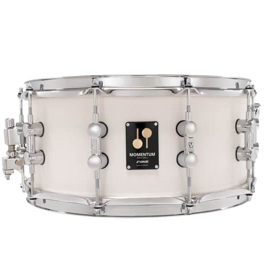 SONOR | Momentum | Maple Series | 14x6.5" | Satin Pure White Matte Lacquer | Snare Drum