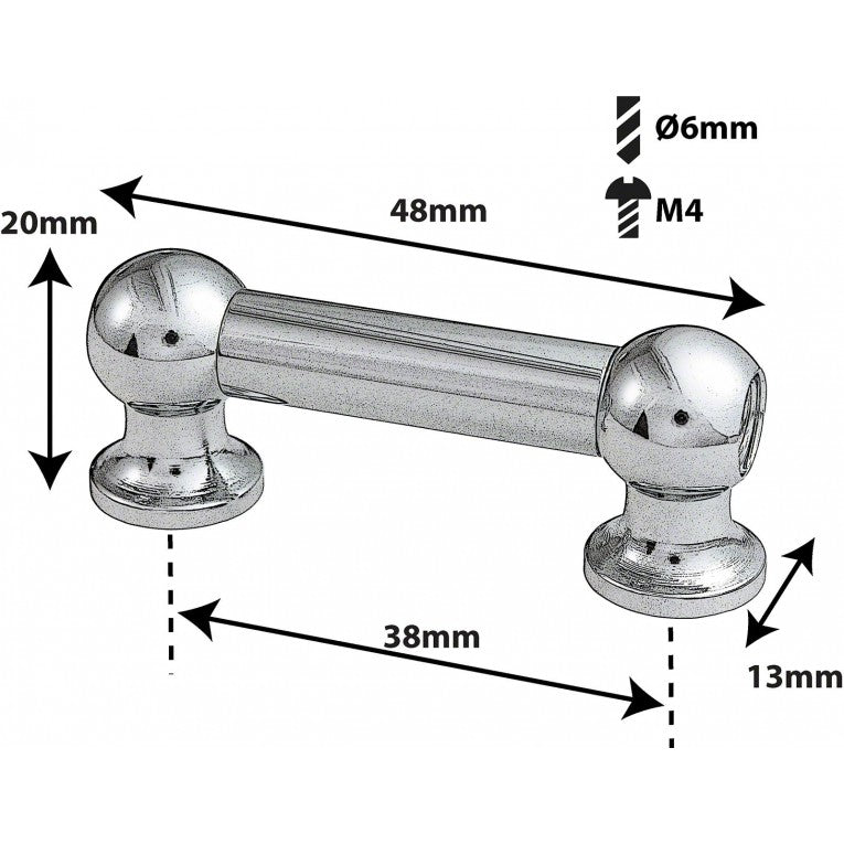 Sparedrum TL12D38 - Tube Lug - 38mm - Double Ended (x1)