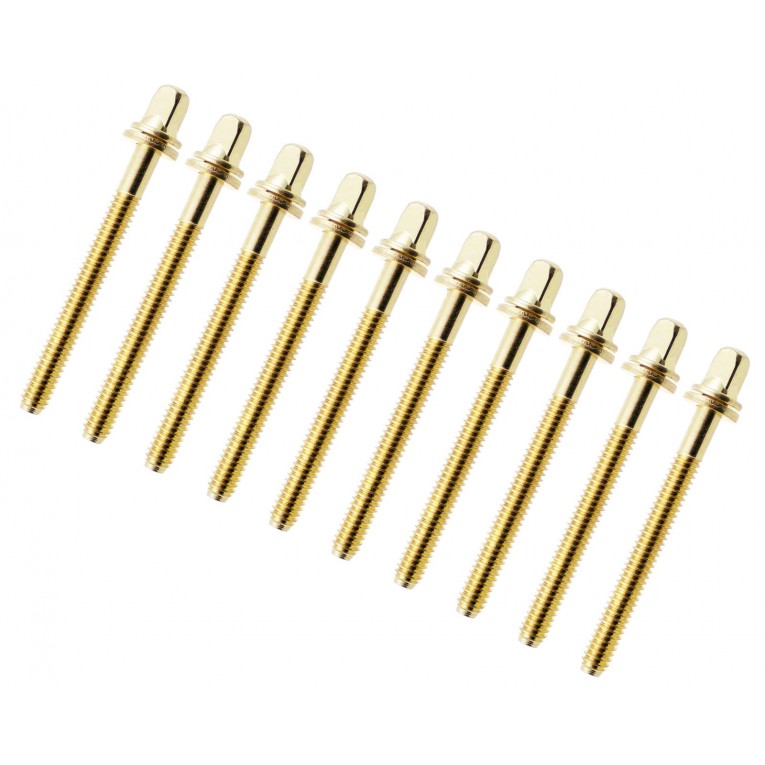 Sparedrum TRC-52W-BR - 52mm Spannstange Messing mit Unterlegscheibe - 7/32" Gewinde (x10)
