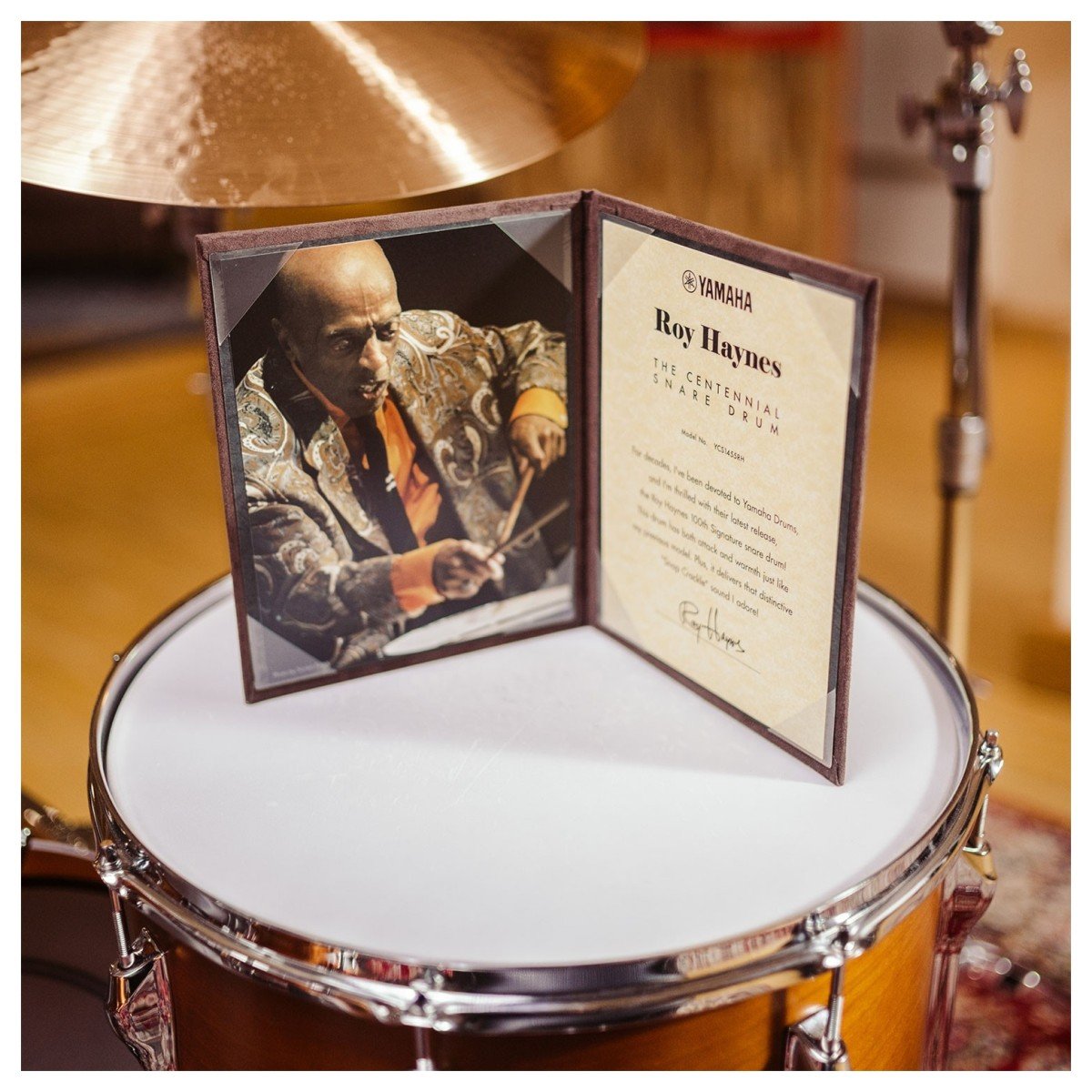 Yamaha Roy Haynes Centennial 14×5.5in Copper Snare Drum