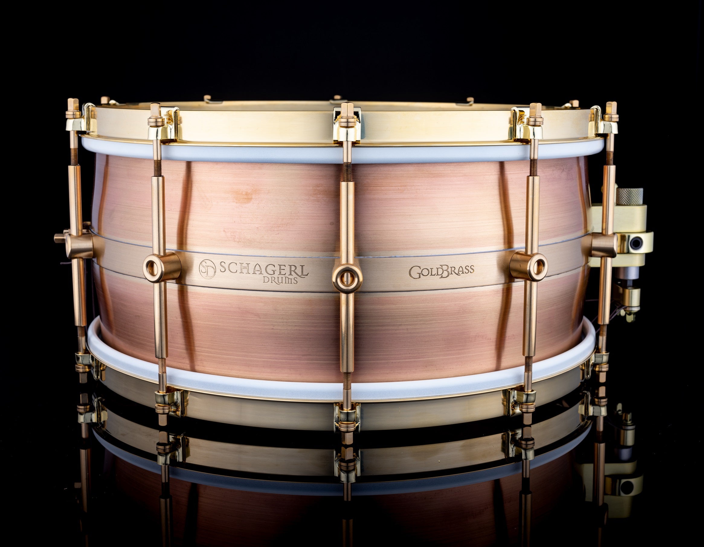 Schagerl GoldBrass 14" x 6.5" Raw Copper/Brass Snare Drum