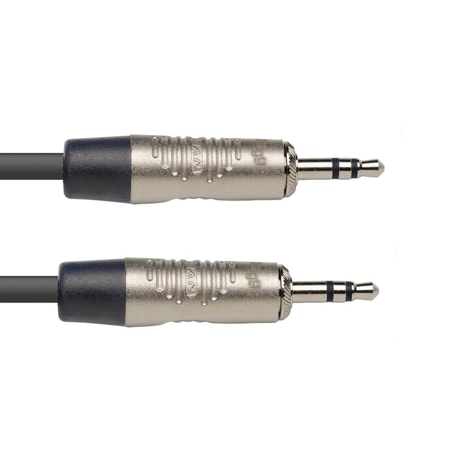 Câble audio Stagg série N, mini-jack/mini-jack (m/m), stéréo, 3 m (10') - NAC3MPSR 