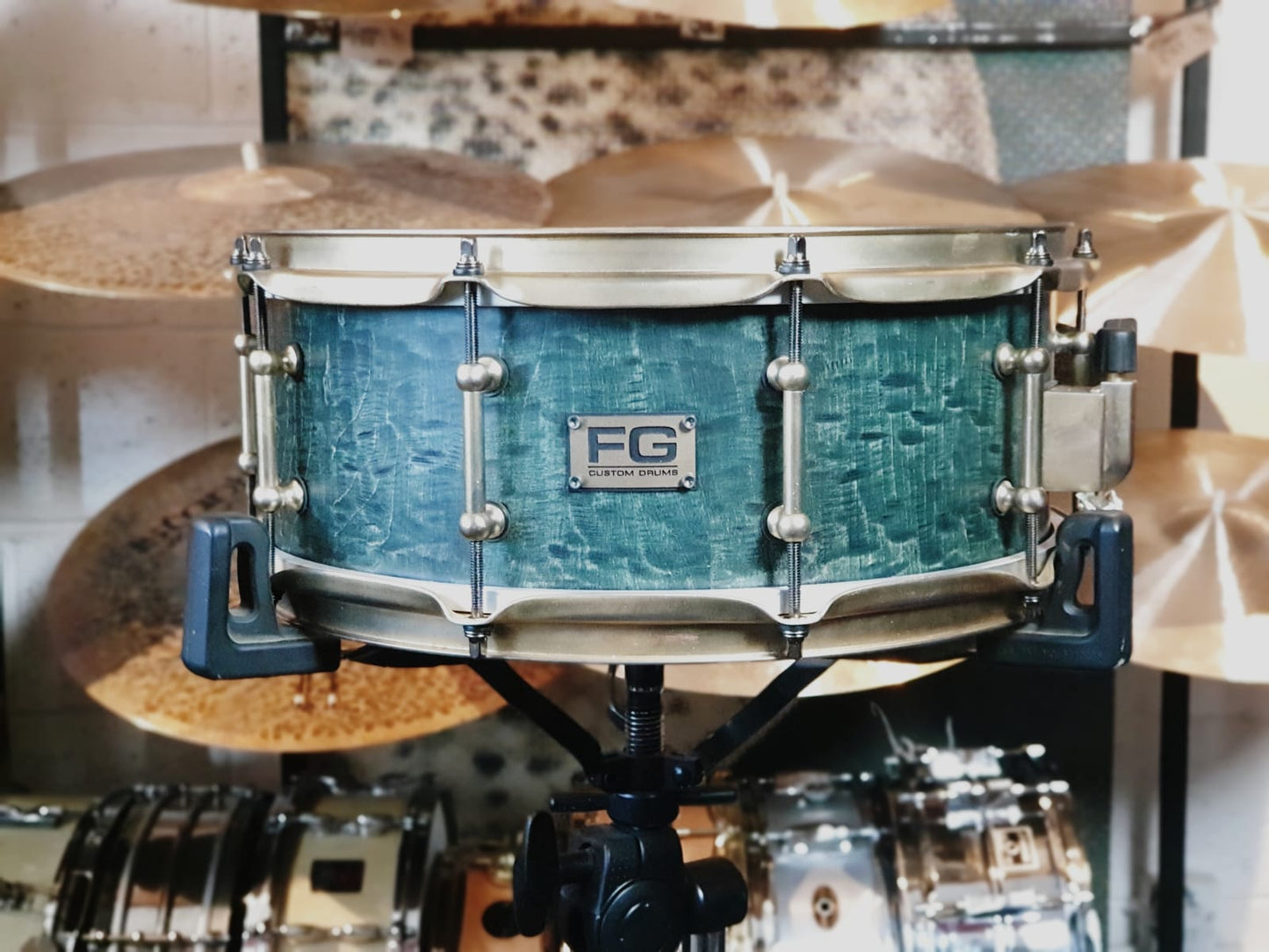 FG Drums - Distressed Maple Stave 14" x 5.5" Snare Drum