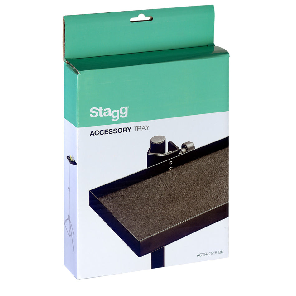 Plateau d'accessoires Stagg avec pince pour support - ACTR-2515 