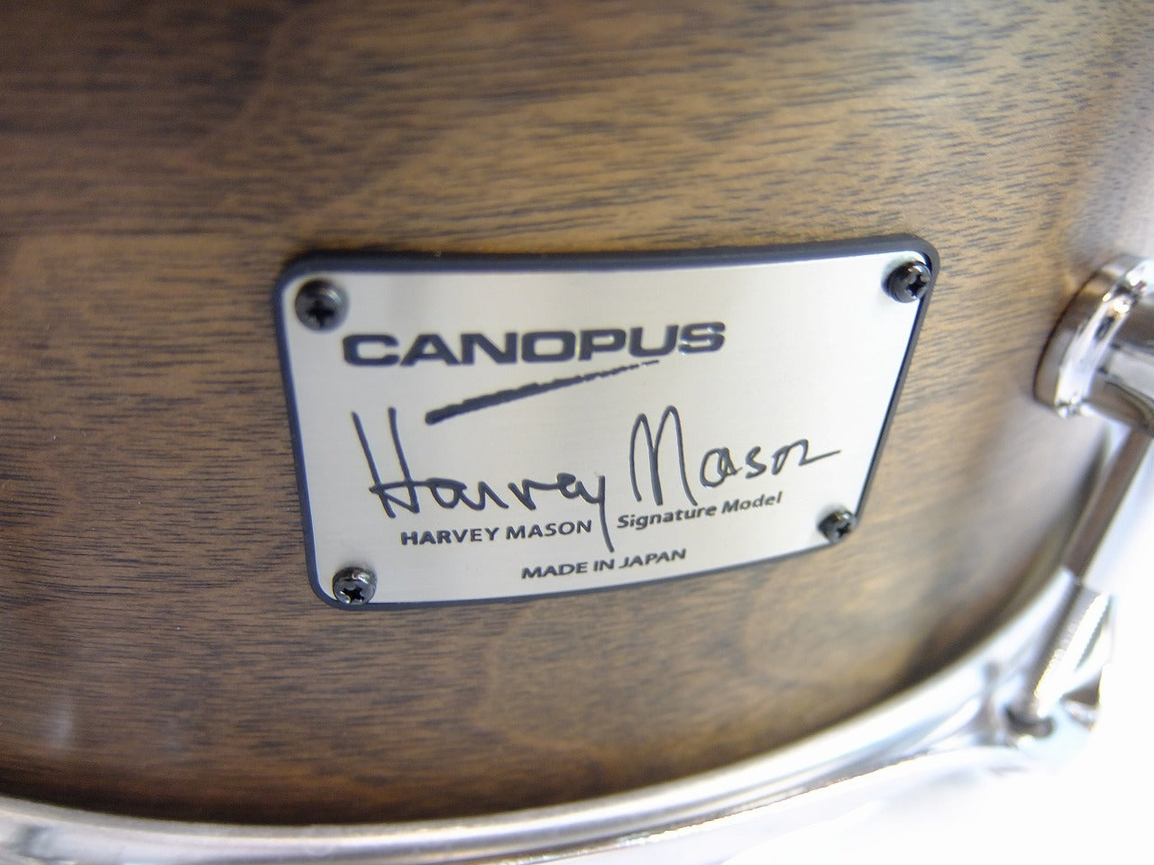 Canopus Harvey Mason Signature 14" x 5.5" Walnut/Birch Snare Drum
